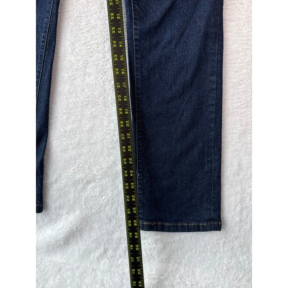 Brooks Brothers Straight Fit Jeans Womens Size 6 Dark Rinse Cotton Denim - Picture 6 of 10